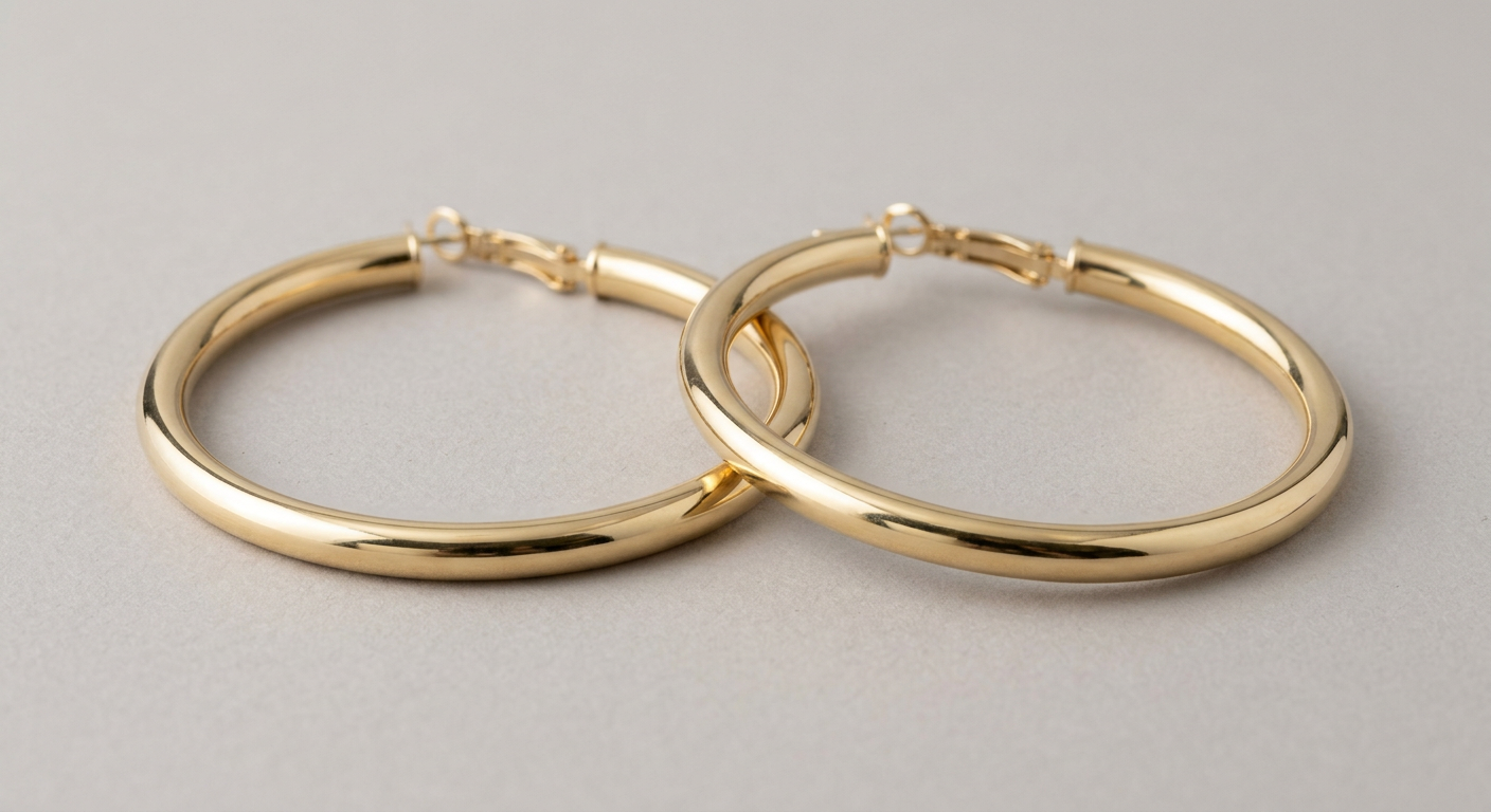 Oversized Gold Hoops